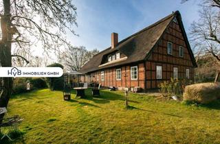 Haus kaufen in 27404 Gyhum, Charmantes Reetdachanwesen in Naturidylle