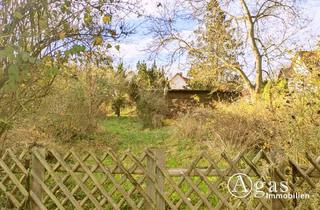 Grundstück zu kaufen in 16321 Bernau bei Berlin, Endlich zu Hause! Bauträgerfreies Grundstück mit Freizeitbungalow und Nebengebäude in Bernau