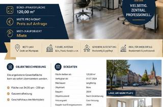 Büro zu mieten in 23730 Neustadt, Büro / Gewerbefläche am Marktplatz zu vermieten