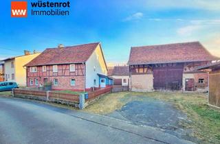 Haus kaufen in 63599 Biebergemünd, Willkommen altes Haus! DHH mit Mietern, riesigem Baugrundstück und zentralst in Biebergemünd-Kassel!