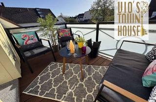 Immobilie mieten in Westkorso, 32545 Bad Oeynhausen, ::: Emilia I Neues Townhouse am Park I Maisonette-Appartement am Kurpark : Möbliert : Balkon :::