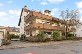 Wohnung kaufen in 69198 Schriesheim, Traumhafte 3-Zimmer-DG-Wohnung mit gemütlichem Kamin, Blick auf die Strahlenburg und großzügiger Ter