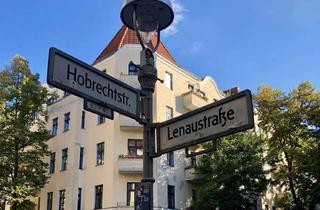 Wohnung kaufen in Hobrechtstraße 62, 12047 Neukölln, Charmante Altbauwhg. mit Ostbalkon im Herzen des Reuterkiezes – Vermietete Kapitalanlage