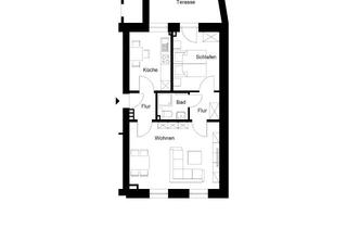 Wohnung mieten in 31812 Bad Pyrmont, *Im Zentrum gelegene 2-Zimmerwohnung mit Terrasse*