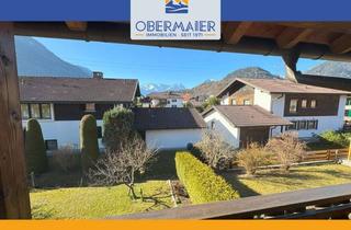 Wohnung kaufen in Ludwig-Thoma-Straße, 82496 Oberau, JUNGE 1-ZIMMER-WOHNUNG MIT TRAUMHAFTEN ALPENPANORAMABLICK UND GROßZÜGIGEM BALKON IN OBERAU