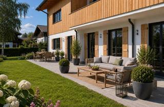Wohnung kaufen in Feldwieserstraße 52, 83236 Übersee, Bergpanorama 3-Zimmer-Neubauwohnung mit Garten - Übersee am Chiemsee