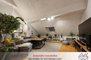 Wohnung kaufen in 90592 Schwarzenbruck, Kapitalanlage mit Charme: Vermietete 2,5-Zi-Galeriewohnung mit Balkon & Stellplatz in Schwarzenbruck