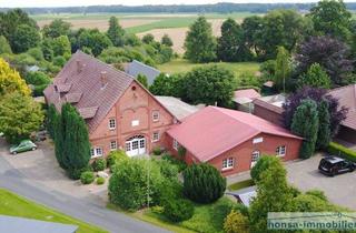Einfamilienhaus kaufen in 27404 Gyhum, Vielseitige Immobilie, Einfamilienhaus mit angrenzender Pension, See (Mini-Hotel in Gyhum)