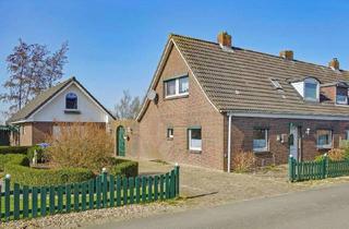 Doppelhaushälfte kaufen in 25719 Busenwurth, Gepflegte Doppelhaushälfte mit großer Garage in ruhiger ländlicher Siedlungslage in Busenwurth