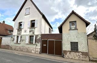 Einfamilienhaus kaufen in 67278 Bockenheim, Einfamilienhaus mit Nebengebäude, Hof und kleinem Garten mit Gestaltungspotenzial an der Weinstraße