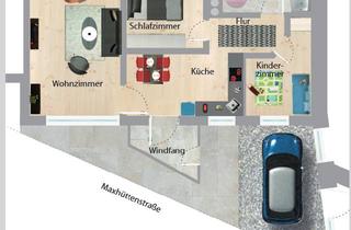 Wohnung kaufen in 83346 Bergen, Kleine 3-Zimmerwohnung mit Gewölbe