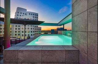 Penthouse mieten in 40221 Unterbilk, Exklusive Penthousewohnung mit hochwertiger Vollmöblierung und Dachterrassenpool in Düsseldorf