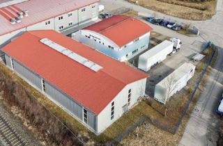 Gewerbeimmobilie kaufen in 82386 Huglfing, Moderne Gewerbehalle mit separatem Bürogebäude zur Anlage oder Selbstnutzung