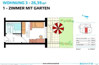 Wohnung kaufen in Fichtenstraße, 71287 Weissach, Neubauwohnung mit Garten und **5%AfA** l TOP KAPITALANLAGE l 3