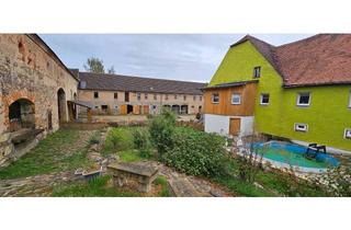 Bauernhaus kaufen in Hauptstraße 28, 04769 Naundorf, 3-Seiten-Bauernhof: großes Grundstück, Scheune, Wohnhaus, Stall- und Wirtschaftsgebäude; Mietkauf mgl.