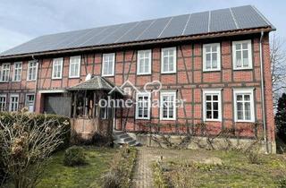 Haus kaufen in Siedengrieben, 38489 Beetzendorf, Vierseitenhof mit Fachwerkhaus, Scheune, Nebengebäude, Garten und Grünland