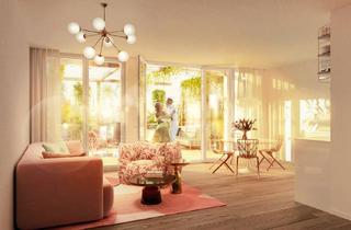 Wohnung kaufen in Neben Der Schleißheimer Straße 57, 85748 Garching, Urban & idyllisch Wohnen: sonnige 3 Zimmer, Westterrasse & Privatgarten.