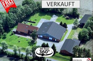 Haus kaufen in 26906 Dersum, gepflegter Resthof mit 2 Wohneinheiten ** traumhafte, ruhige Lage Nähe der holl. Grenze ** provisionsfrei für den Käufer