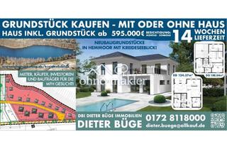 Grundstück zu kaufen in 21745 Hemmoor, Traumgrundstück mit Seeblick (LK CUX) in 21745 Hemmoor! Auf Wunsch mit Haus ab 395.000! 01728118000