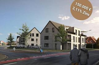 Wohnung kaufen in 49757 Werlte, Werlte - Moderne Neubauwohnung in Werlte - 2-Zimmer-Wohntraum mit Balkon und Aufzug!