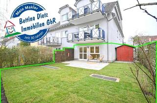 Wohnung kaufen in 63110 Rodgau, Rodgau - DIETZ: Top gepflegte 3 Zi. -Wohnung mit Garten, Terrasse und 2 PKW-STPL!