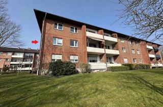 Wohnung kaufen in 25813 Husum, Gut aufgeteilte 4 Zimmerwohnung mit südlich ausgerichtetem Balkon