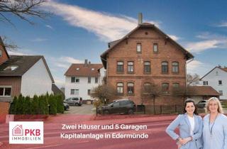 Mehrfamilienhaus kaufen in 34295 Edermünde, Kapitalanlage: Zwei Mehrfamilienhäuser mit fünf Garagen auf einem Grundstück