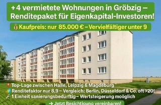 Wohnung kaufen in 06388 Gröbzig, Südliches Anhalt - 4 Einzelwohnungen in Gröbzig - Schnäppchen