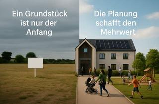 Grundstück zu kaufen in 89129 Langenau, Baugrundstück mit Baugenehmigung für 6 Einheiten (417 m² WF) – ideal für Selbstbauherren