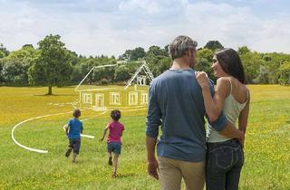 Grundstück zu kaufen in 67127 Rödersheim-Gronau, Absolute Feldrandlage. Auf gute Nachbarschaft mit Freunden oder Familie.Bauplatz für Doppelhaushälfe