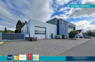 Gewerbeimmobilie kaufen in 54338 Schweich, Handwerkerhof Schweich-Issel: Moderne Lager-/Produktionshalle mit hochwertiger Maisonette-Wohnung