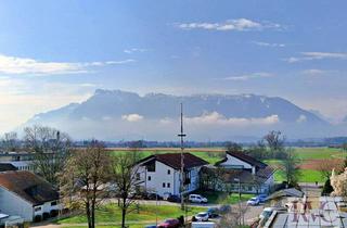 Wohnung kaufen in 83404 Ainring, Traumhafter Blick in die Berge - große Sonnenterrasse, oberstes Geschoss - Tiefgarage inklusive!