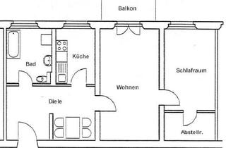 Wohnung mieten in Danckelmannstraße 20, 16259 Bad Freienwalde, Reserviert! Geräumige 2-Raumwohnung am Waldrand