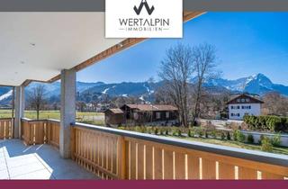 Wohnung kaufen in 82467 Garmisch-Partenkirchen, Exklusive 3-Zimmer-Wohnung mit 2 Balkonen, Aufzug - spektakulärer Panoramablick!