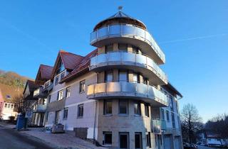 Penthouse mieten in 72160 Horb, 4,5 ZW + Bürovorraum; neue EBK mit Theke, ruhige Aussichtslage