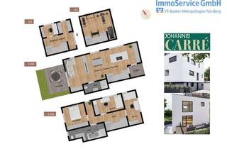 Haus kaufen in 90419 Sandberg, St. Johannis - Stadthaus über 4 Etagen auf ca. 127 m², Terrasse, Dachgarten und Loggia.