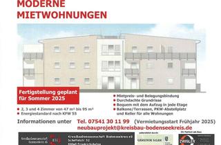 Wohnung mieten in Keltenring 57, 88682 Salem, Neubau 2-Zimmer (Beispielwohnung)