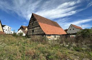 Grundstück zu kaufen in Hofstraße, 73079 Süßen, Denkmalgeschütztes Schafhaus mit großem Grundstück in Süßen