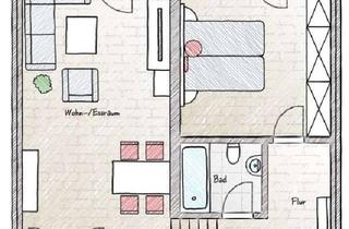 Wohnung mieten in 66625 Nohfelden, 3 ZKB Wohnung mit 2 Terrassen in Bosen sucht nette Mieter