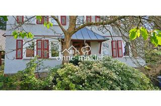 Haus kaufen in 63599 Biebergemünd, Charmantes großzügiges Fachwerkhaus, ein romantischer Garten und ein Hexenhaus, provisionsfrei