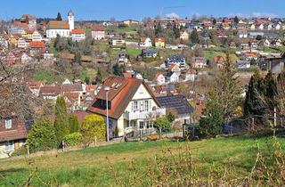Grundstück zu kaufen in 72213 Altensteig, *Mit weiten, malerischen Blick über die Dächer der Stadt* Baugrundstück in Südlage