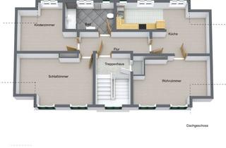 Wohnung mieten in 98529 Suhl, sanierte 3.5 Zi DG-Wohnung m. Stellplatz und priv. Gartennutzung