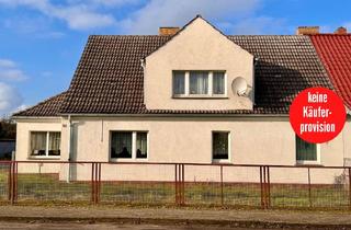 Doppelhaushälfte kaufen in Heinrichshof 10, 17379 Lübs, HORN IMMOBILIEN ++ eine Doppelhaushälfte in ruhiger Lage, nur 13 km bis zum Stettiner Haff