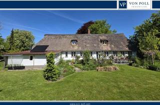 Haus kaufen in 24991 Freienwill, Liebevoll saniertes Reetdachhaus auf parkähnlichem Grundstück nahe Flensburg.