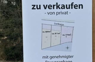 Grundstück zu kaufen in Dahlkamp, 24576 Bad Bramstedt, Drei Baugrundstücke mit Auenlandblick in Bad Bramstedt