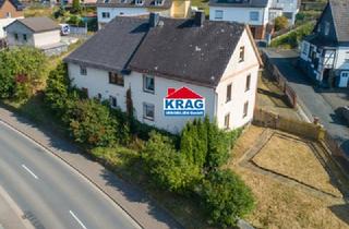 Einfamilienhaus kaufen in 35239 Steffenberg, ++ KRAG Immobilien ++ mit Hobby-/Fitnessraum-Möglichkeiten u. Garten ++ naturnah