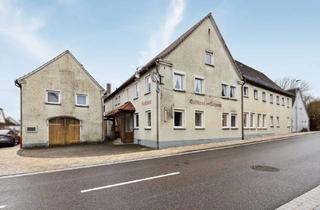 Einfamilienhaus kaufen in Hauptstraße, 91749 Wittelshofen, Wohngebäude mit Gastwirtschaft, Nebenhaus, Scheune und Potential in Wittelshofen