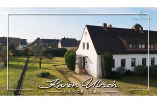 Doppelhaushälfte kaufen in Königsberger Str. 38, 21629 Neu Wulmstorf, RESERVIERT 2 in 1, Doppelhaus + Bauplatz