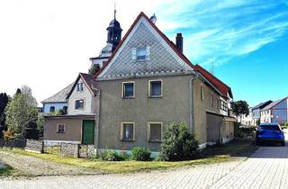 Haus kaufen in Mielesdorf 62, 07922 Tanna, Wohnhaus zum Sanieren - mit zwei Garagen, Werkstatt und kleinem Garten!