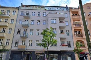 Wohnung kaufen in Boxhagener Straße 112, 10245 Friedrichshain (Friedrichshain), Großzügige Whg. mit 2Südbalkonen – vermietet